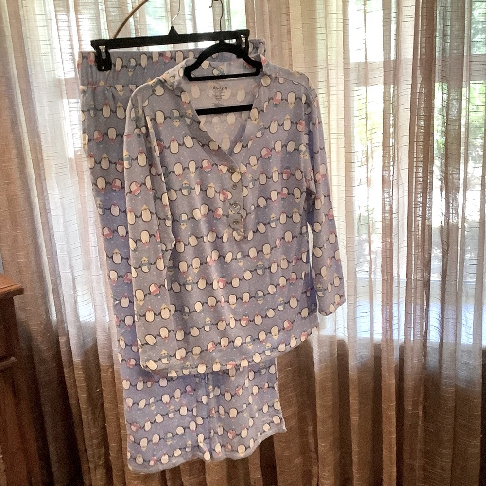 Jaclyn pajamas set large knit NEW